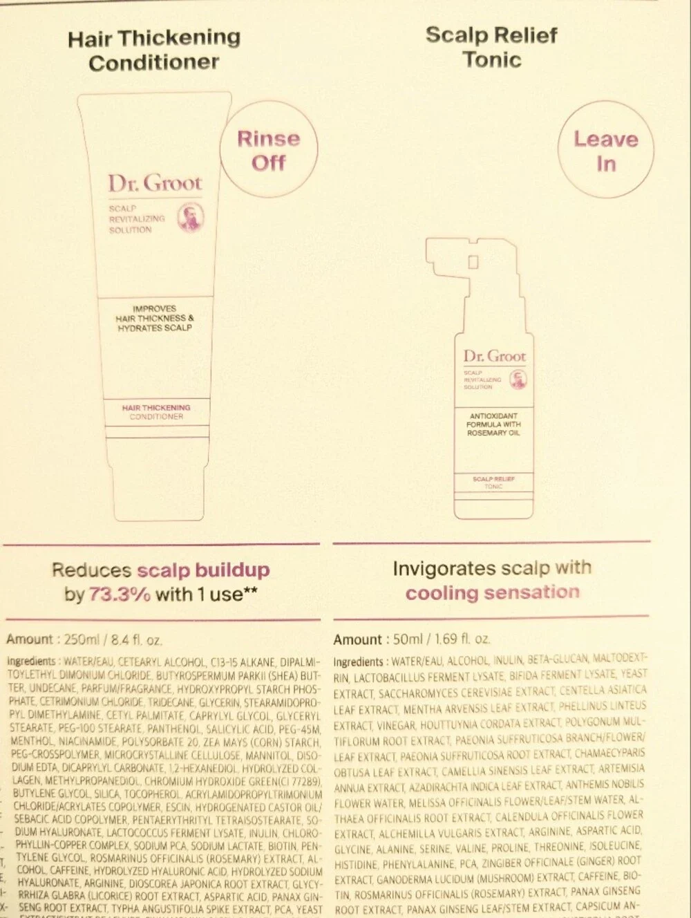 Dr. Groot Scalp Revitalizing Solution Hair Care Essentials Set